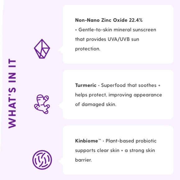 ☀️NEW Kinship SELF REFLCT Sunscreen Zinc Oxide - Picture 5 of 12